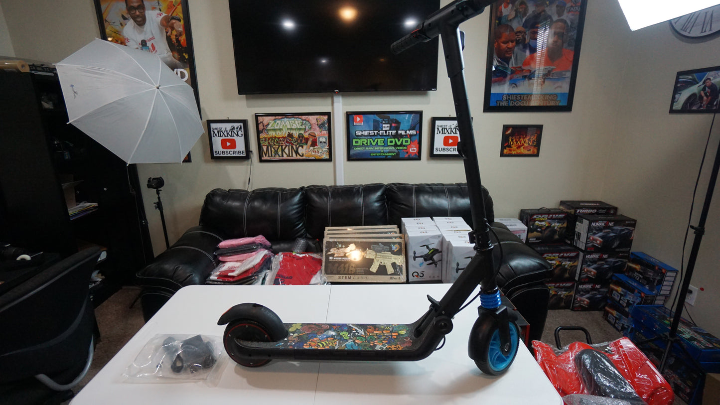 Kid scooter mp3 lights 3 speeds