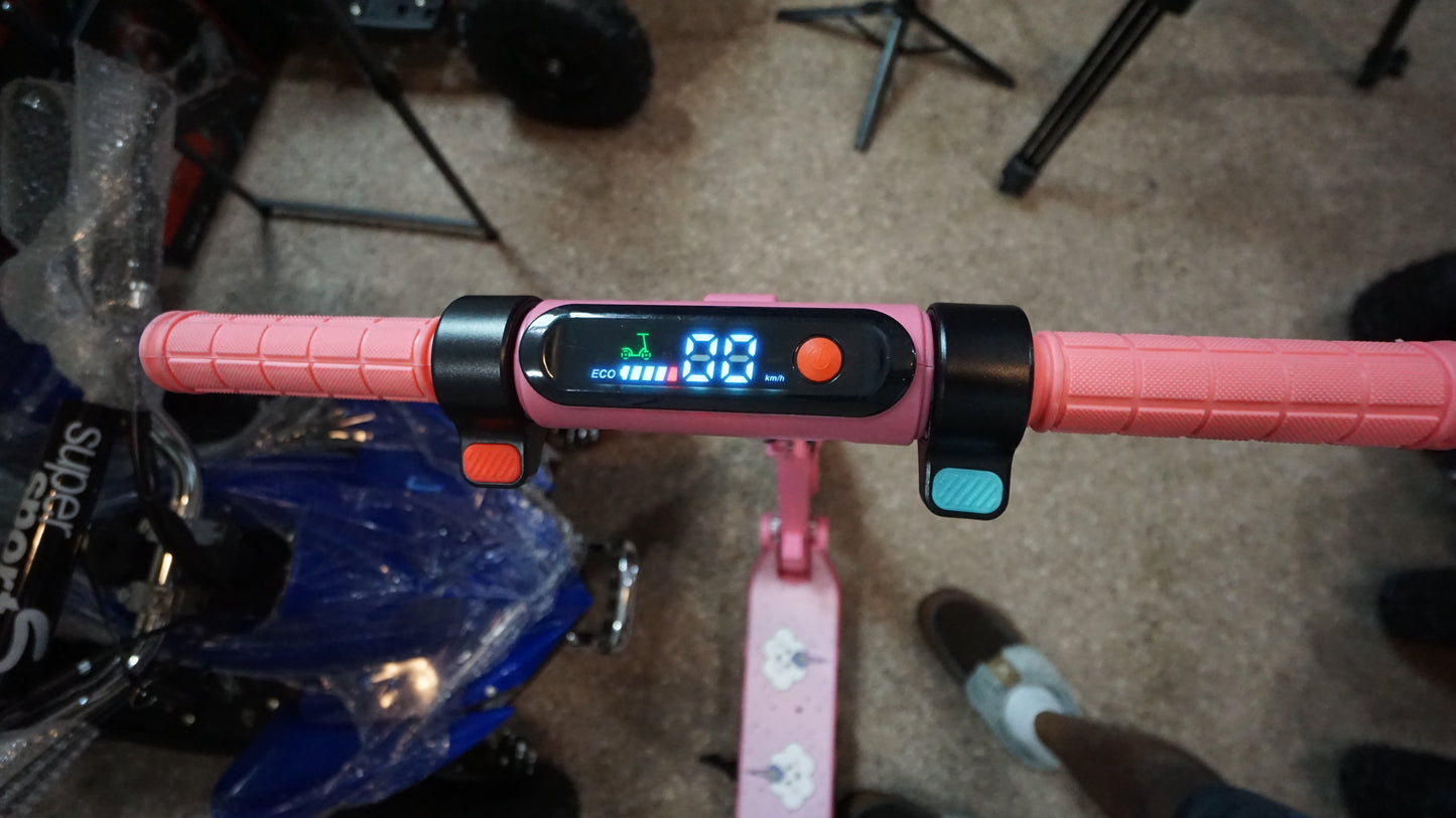 Kid scooter mp3 lights 3 speeds