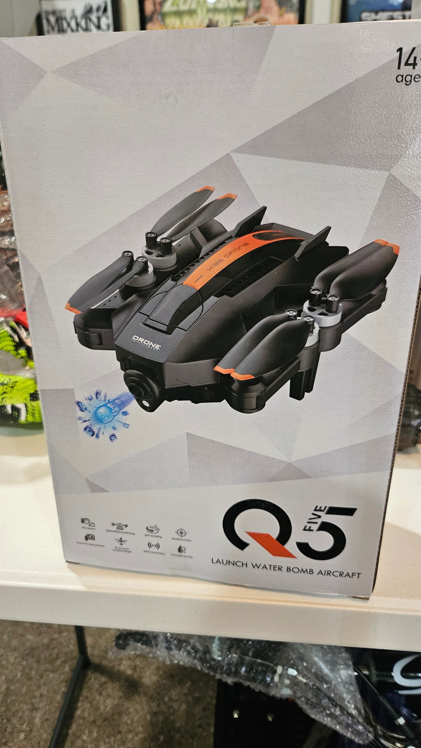 LAUNCH WATER BOMB DRONE AIRCRAFT with HD camera