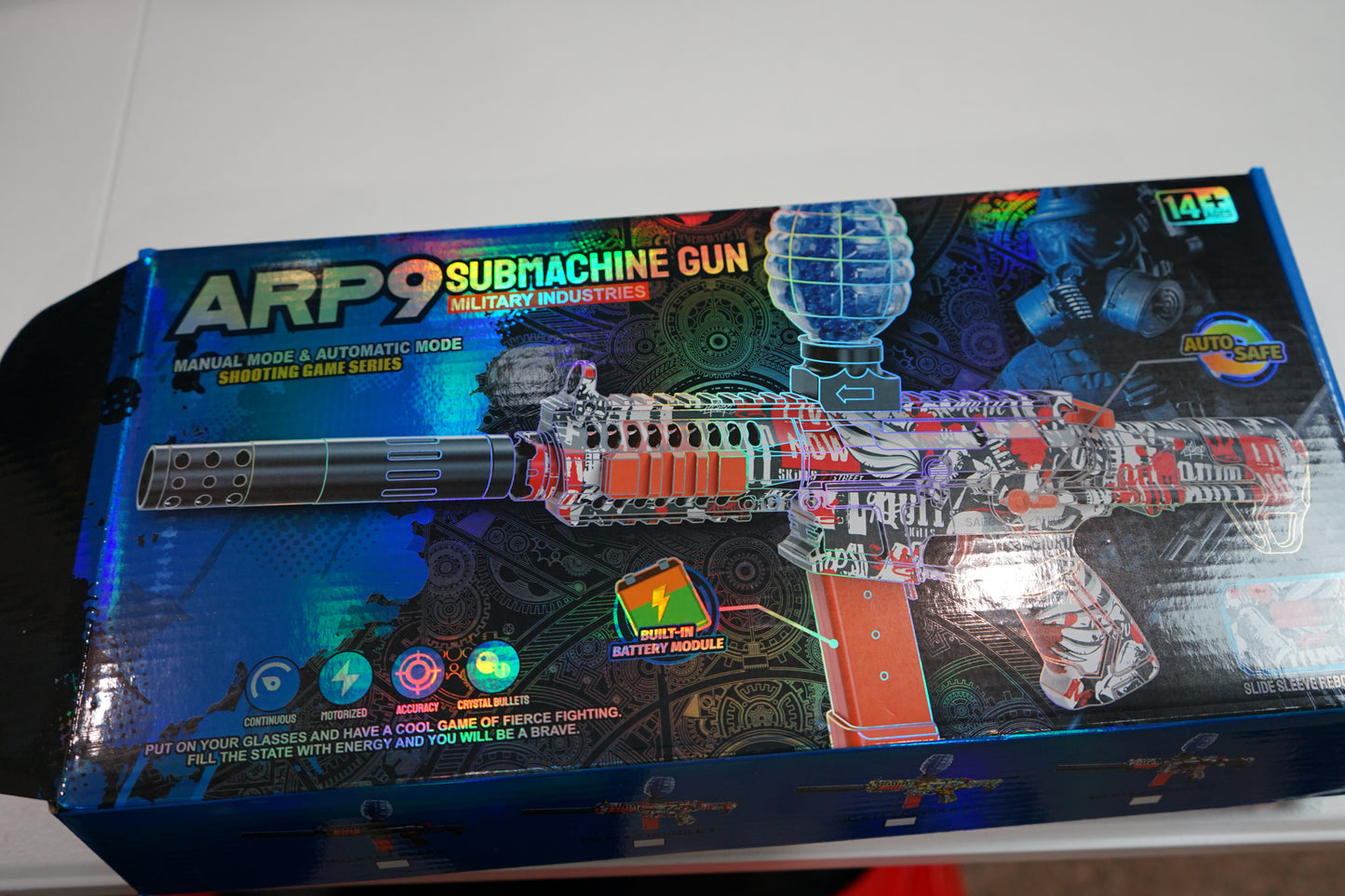 ARP SUBMACHINE GEL TOY